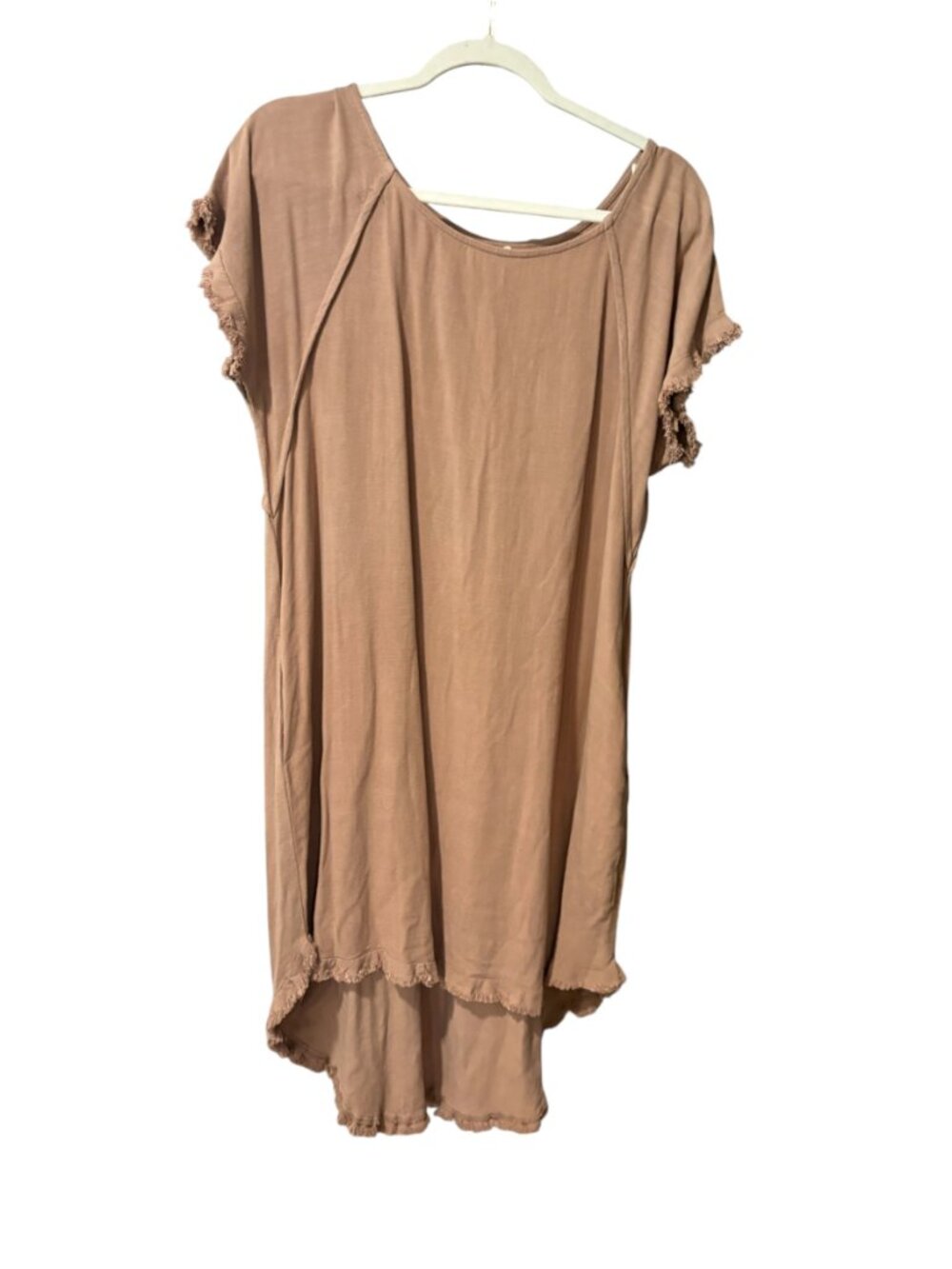 Umgee High-Low Fringe Trim Dress - Picture 4 of 9